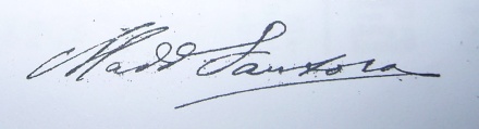 Firma di Maddalena Santoro.